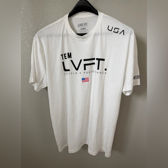 LVFT Other - Men's White LVFT. Graphic Short Sleeve Tee